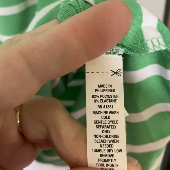 Ralph Lauren X Mens Shirt Size XL Green Stripe - Picture 3 of 5